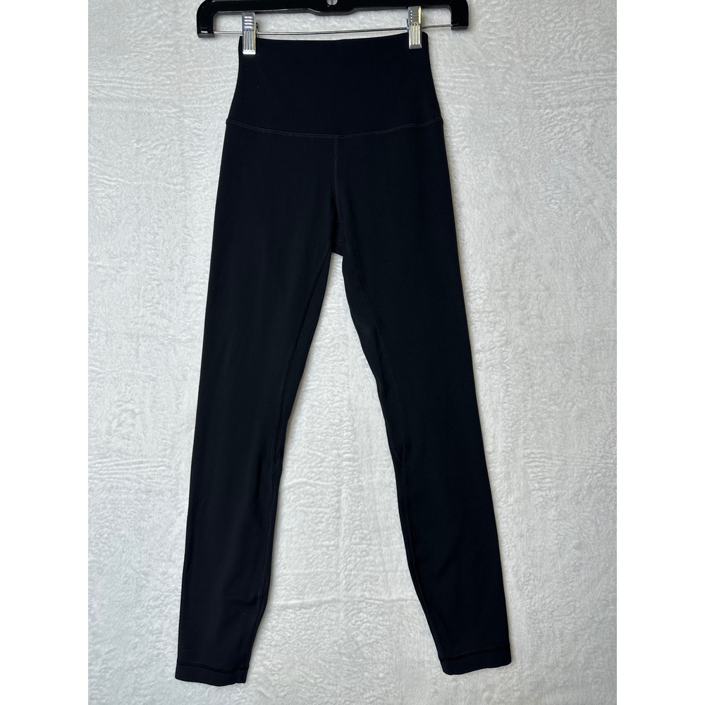Lululemon Align High-Rise Pant 25 Black Nulu Yoga Leggings Size 2 LW5CT3S